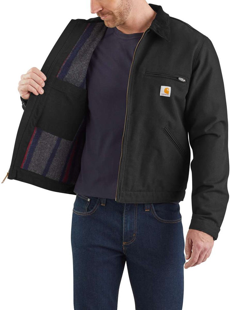Carhartt Duck Detroit Jas Zwart XL Figuur 3