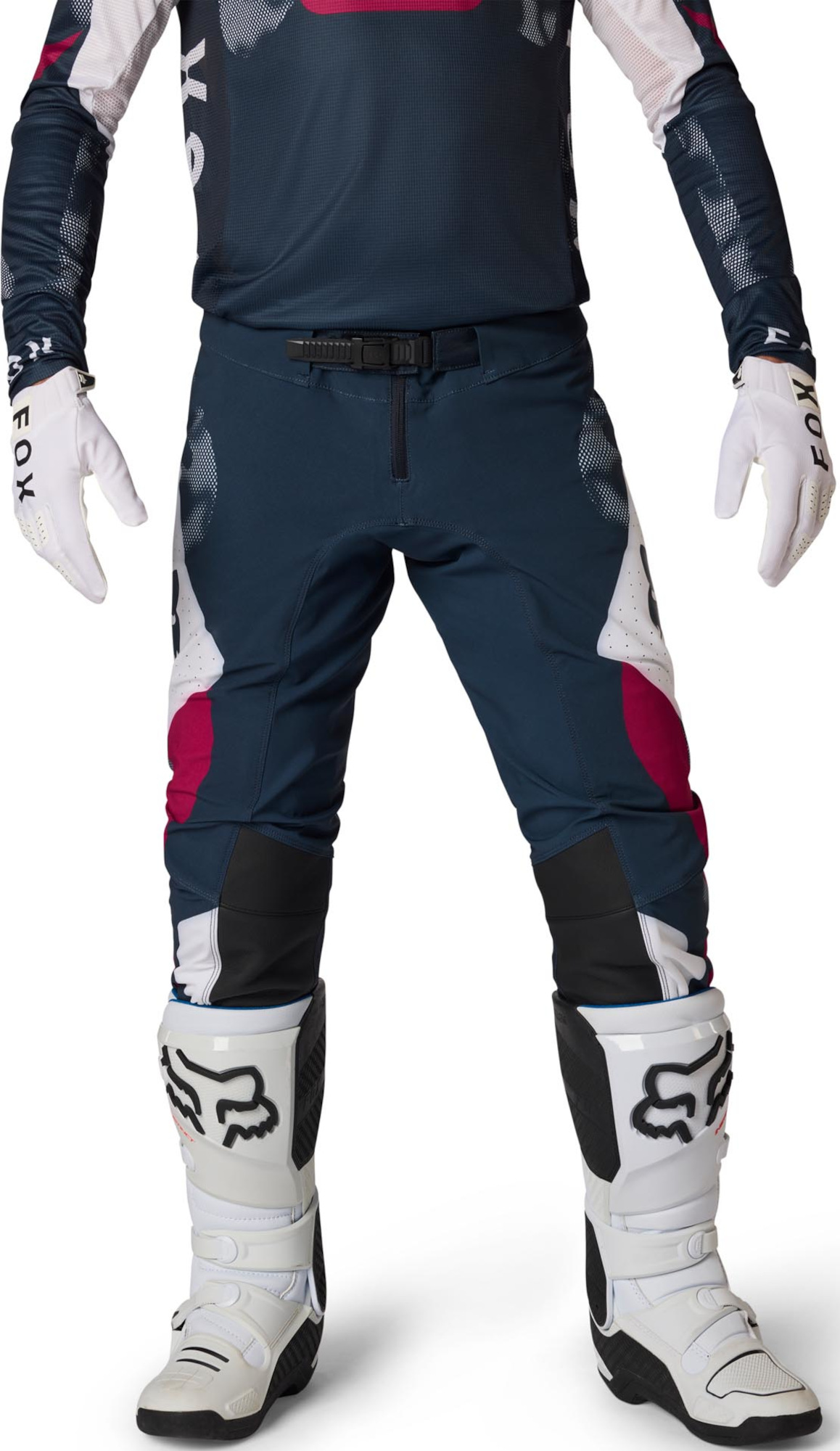 FOX Flexair Tactile Spodnie motocrossowe Niebieski/Róż 36 Rysunek 3