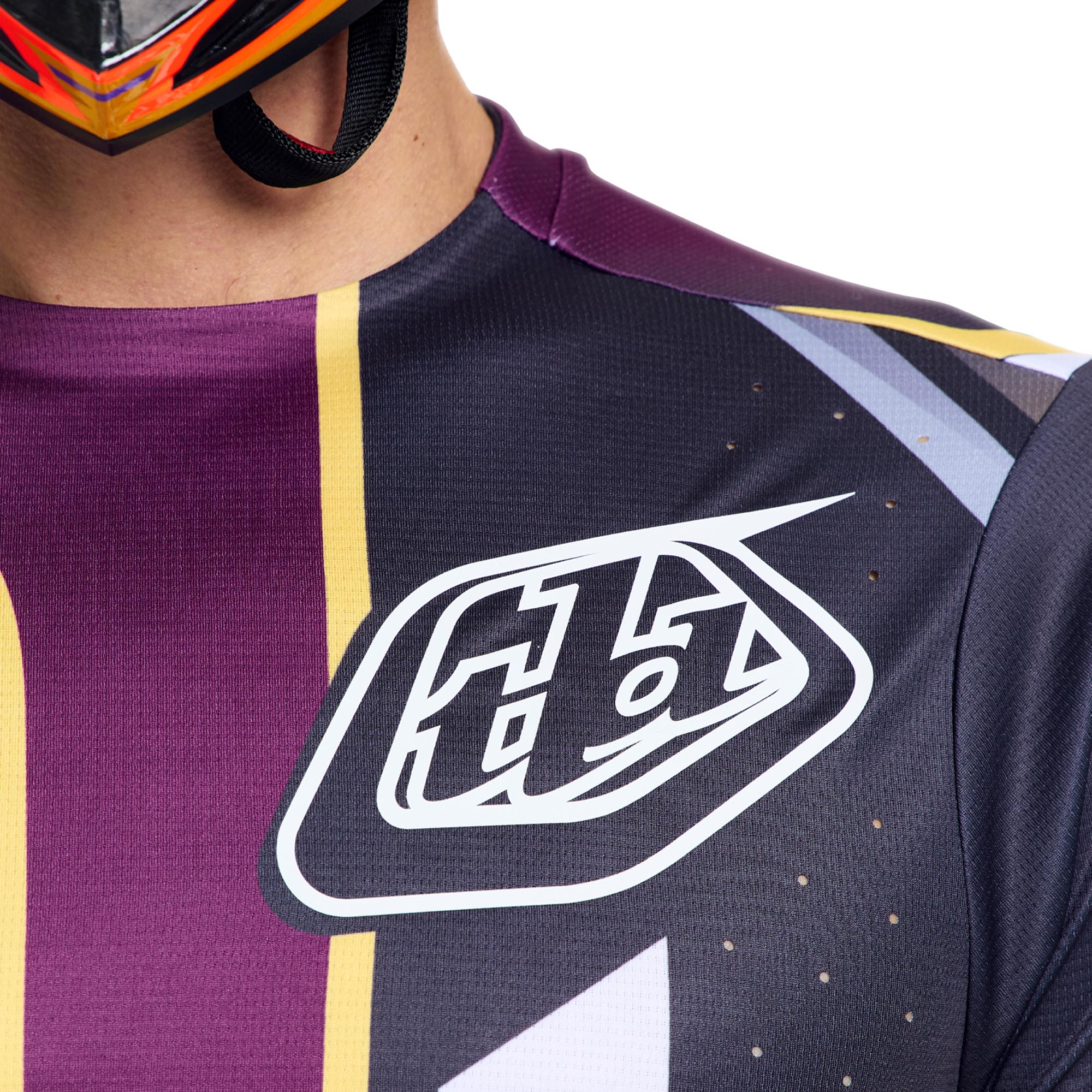 Troy Lee Designs Sprint Pro Lowrider Cykeltrøje sort/lilla/guld L Figur 3