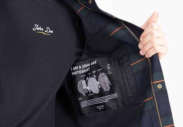 Side view of John Doe Motoshirt Vintage Motorcycle Shirt