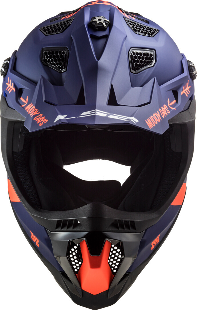 LS2 MX700 Subverter Evo Cargo Casco motocross Blu opaco S (55/56) Figura 2