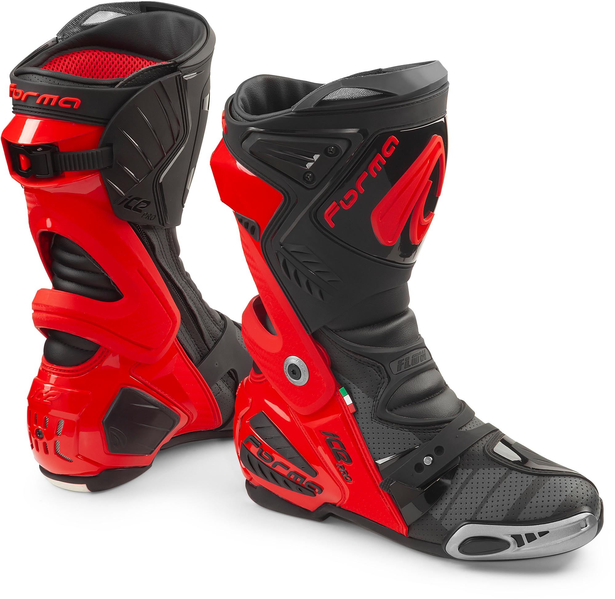 Forma Ice Pro Flow Bottes de moto noir/rouge 39 Figure 1