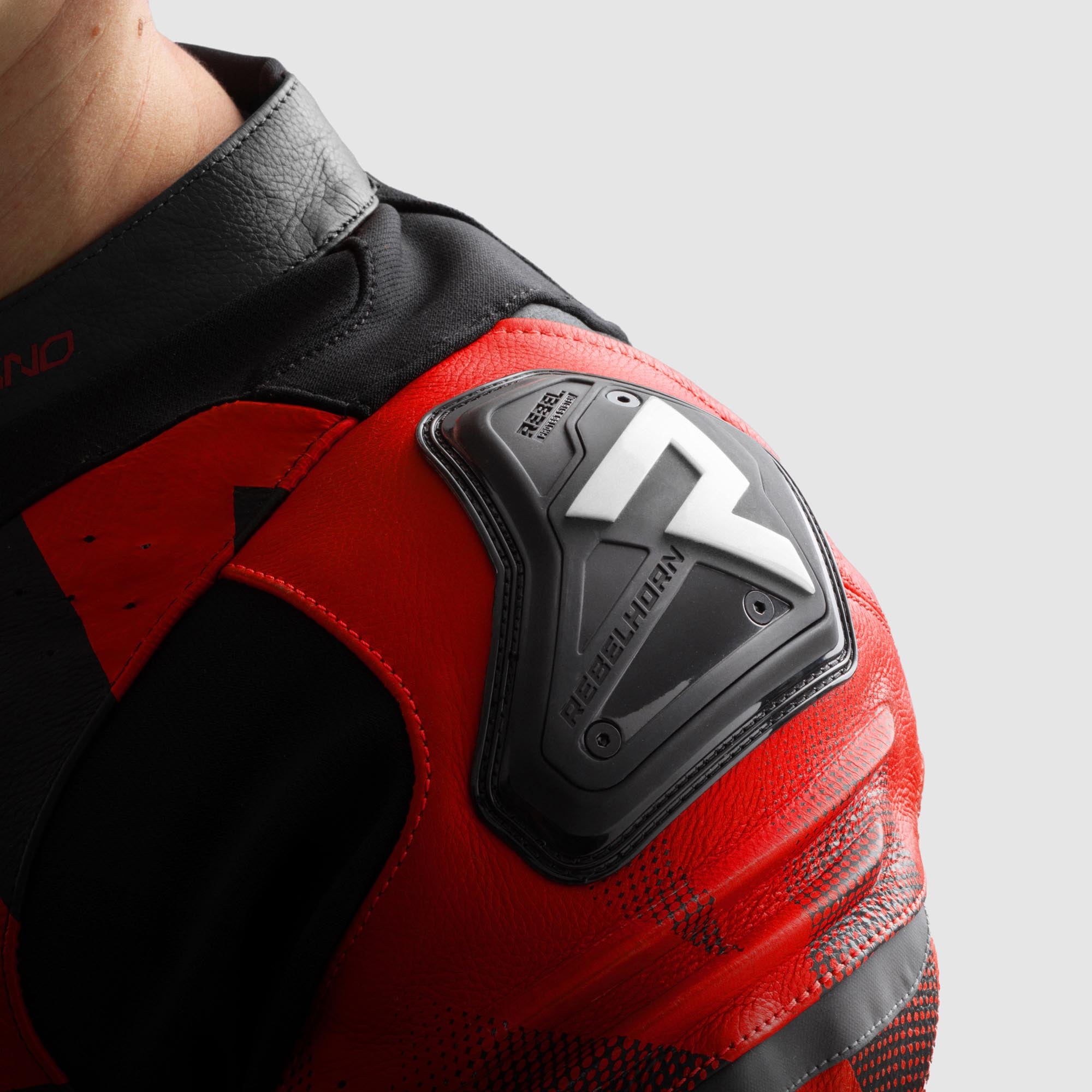 Side view of Rebelhorn Inferno Motorcycle Leather Jacket
