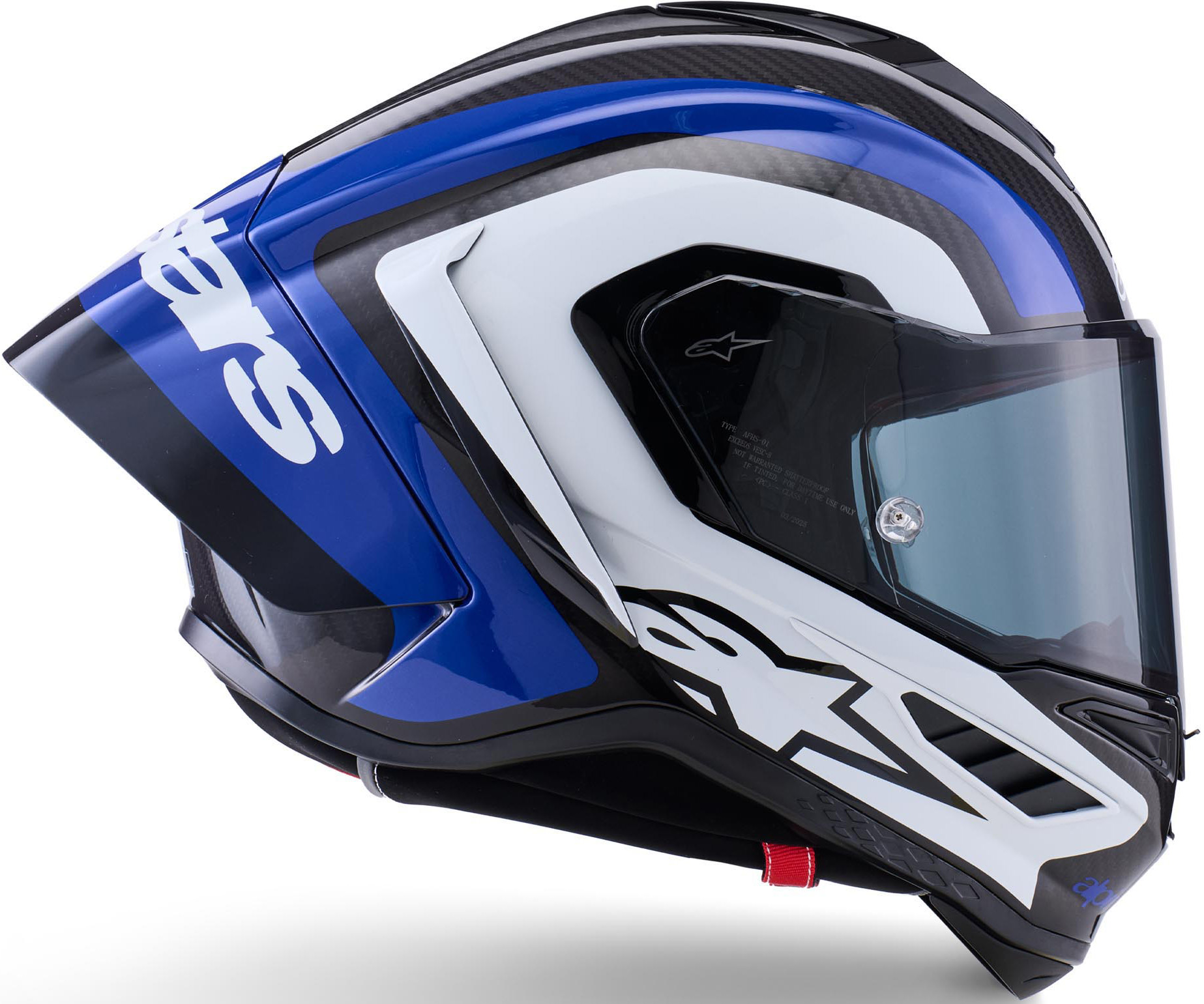 Alpinestars Supertech R10 Arius Helmet black/white/blue M (57/58) Figure 4