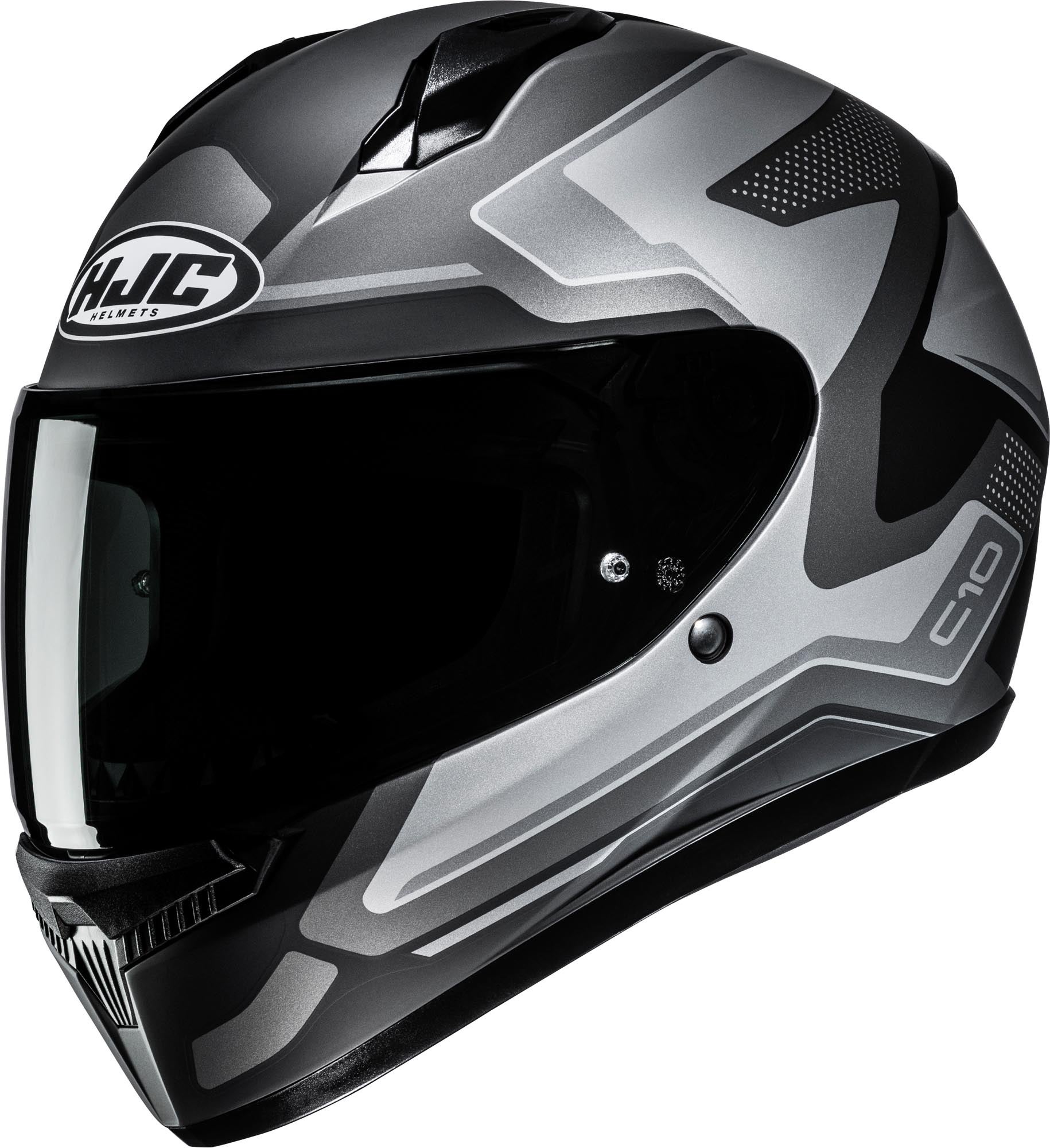 HJC C10 Cric Cască Negru/gri S (55/56) Figura 1