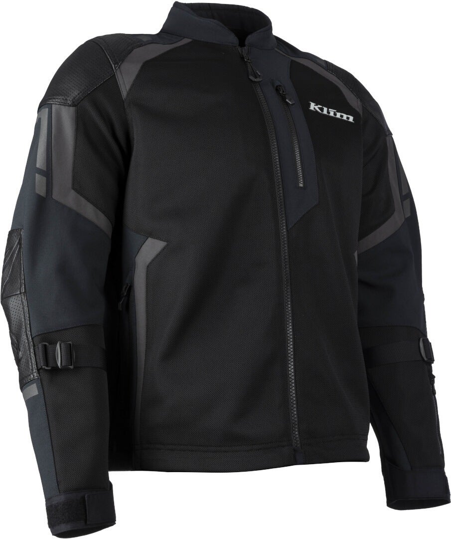Klim Induction Pro 2025 Perforeret motorcykel mesh læder-/tekstiljakke Sort XXL Figur 2