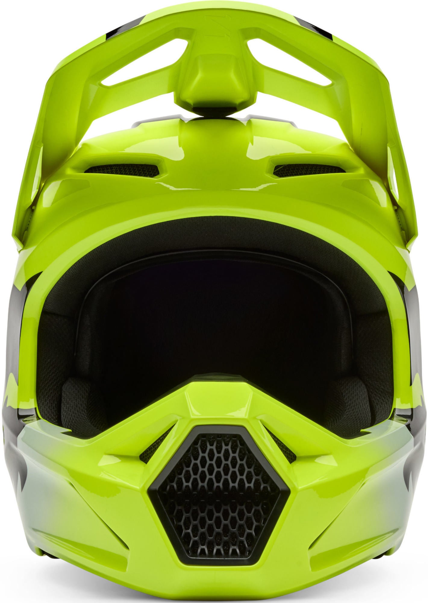 FOX V1 Shield Youth Motocross Helmet yellow Y/L (52/53) Figure 3