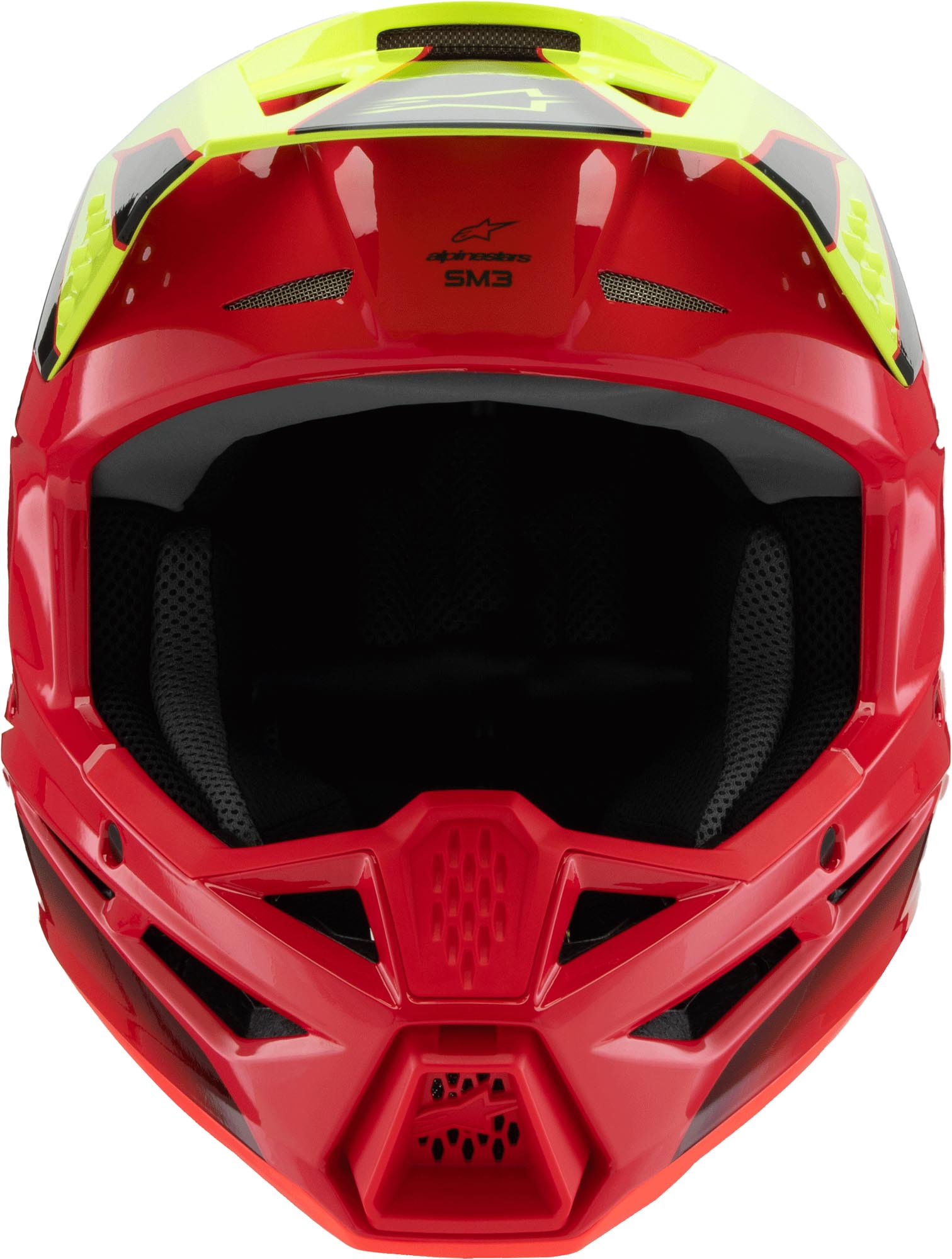 Alpinestars S-M3 Fray Cască de motocross Roșu/Galben L (59/60) Figura 2