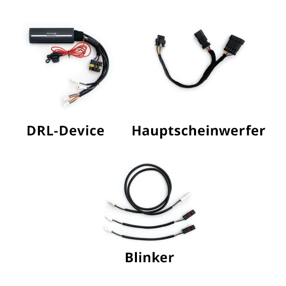 Kellermann Technicset i - BMW R 1250 GS 18-23 - LED, Dayron® i (cu semnalizator) 4-pin Figura 1