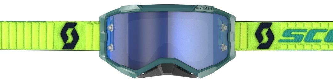 Scott Fury Chrome Motocross Goggles blå/gul Figur 3