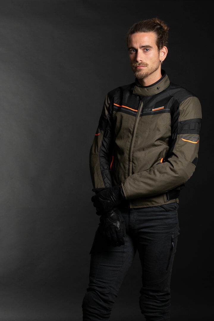 LS2 Shadow waterproof Motorcycle Textile Jacket Khaki/Black XXL Figure 5