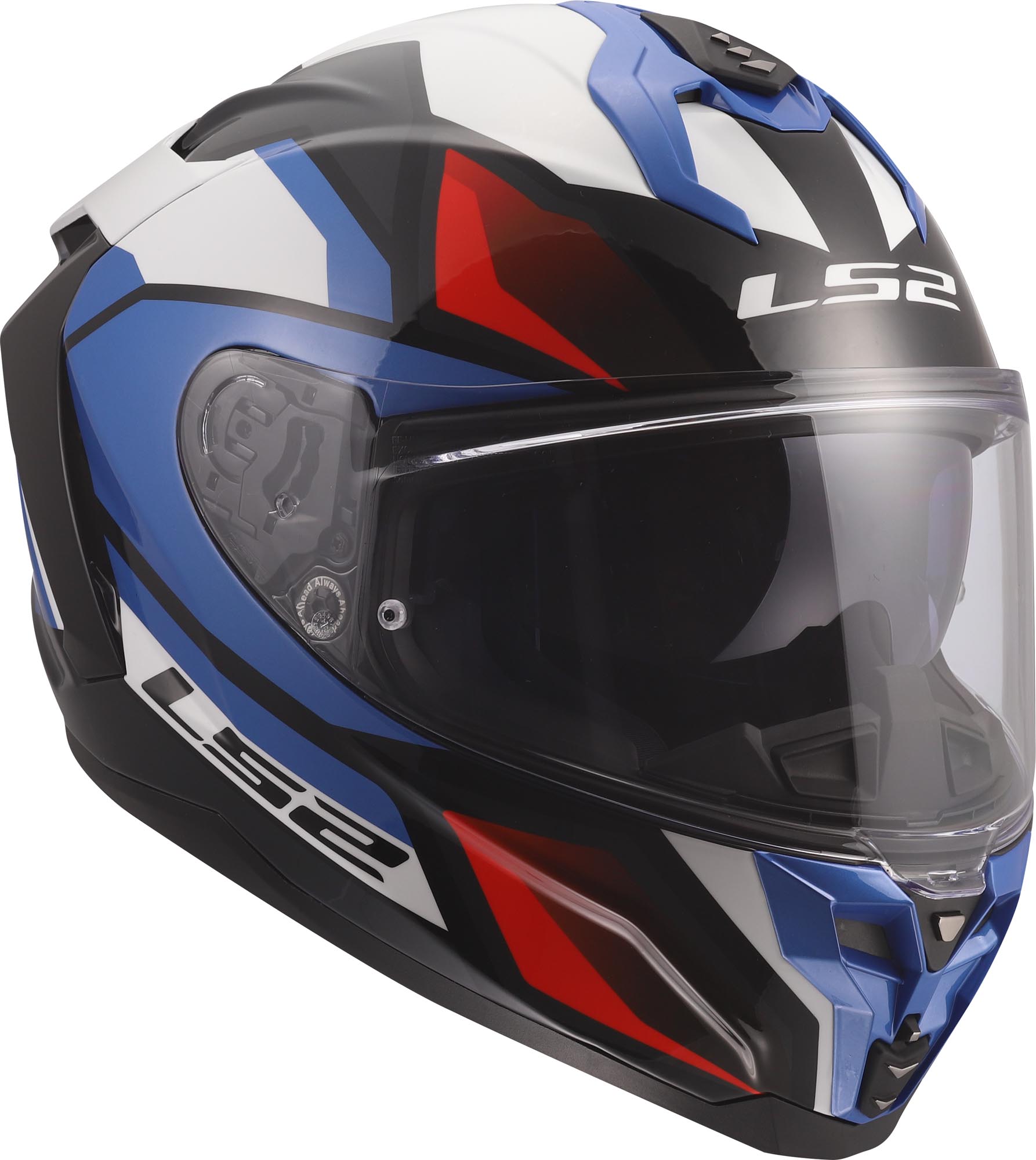 LS2 FF817 Challenger II Viper Casco blanco/azul/rojo XXS (51/52) Figura 2