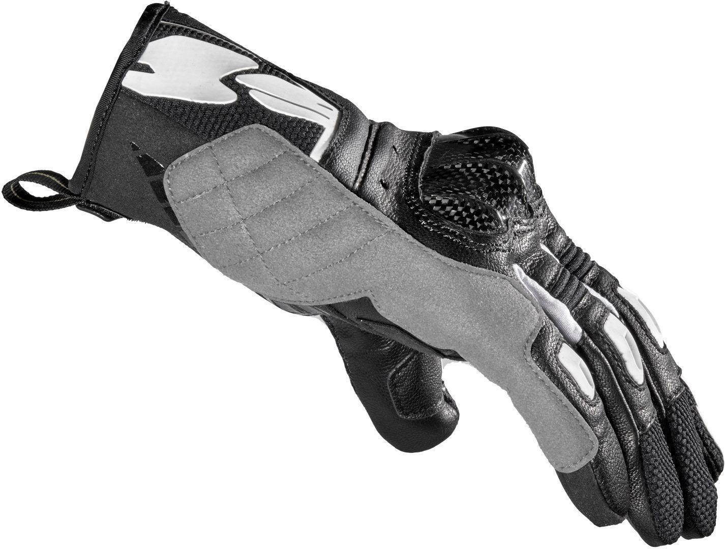 Spidi G-Carbon Damer motorcykel handsker Sort/hvid S Figur 2