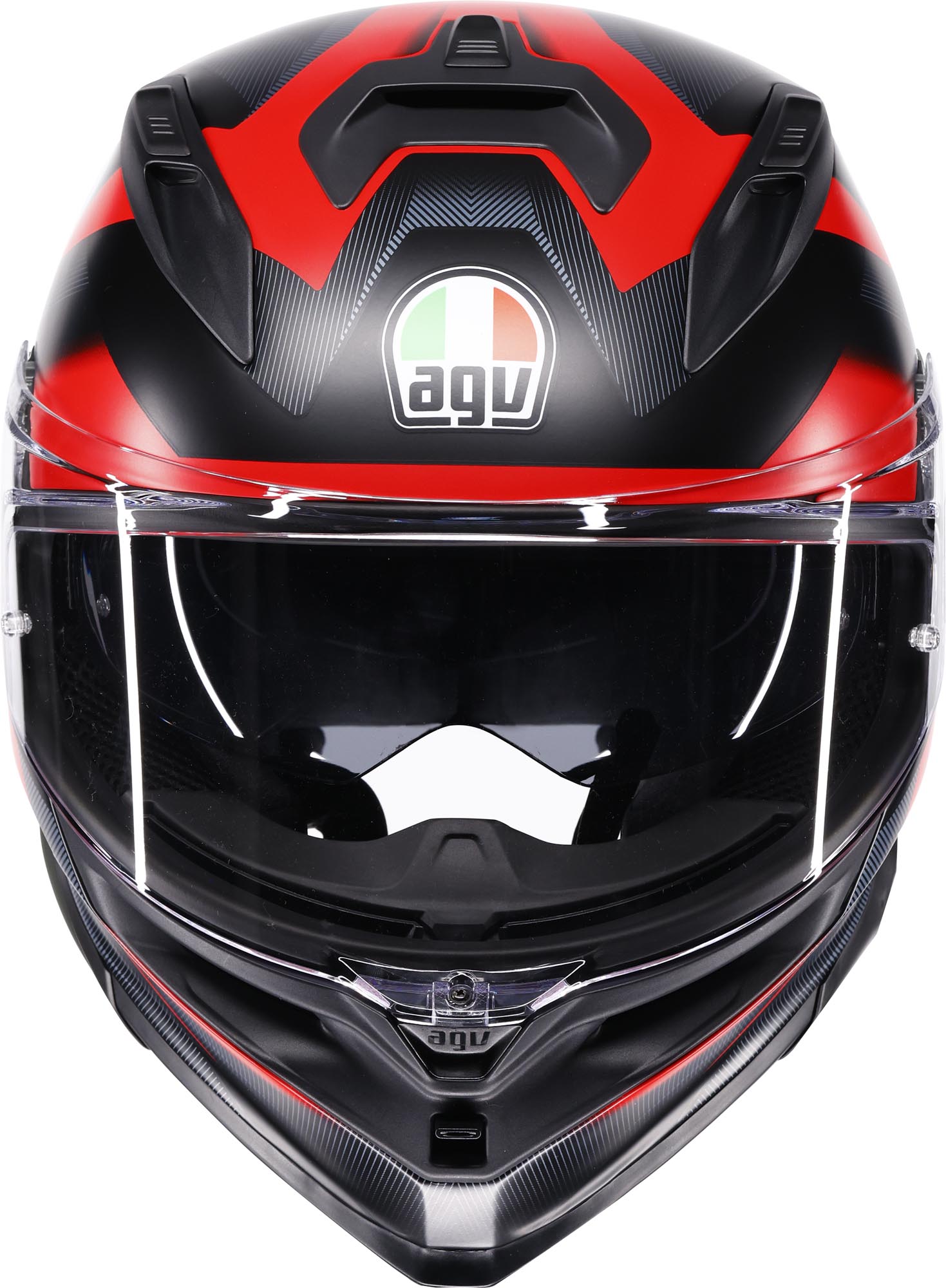 AGV K7 Glimpse Casco nero opaco/rosso L (59/60) Figura 2