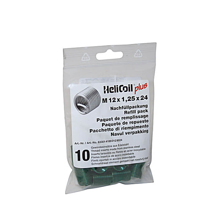 HELICOIL Nachfüllpackung Gewindeeinsätze M12 x 1.25 Figura 1 HELICOIL Nachfüllpackung Gewindeeinsätze M12 x 1.25 Figura 1