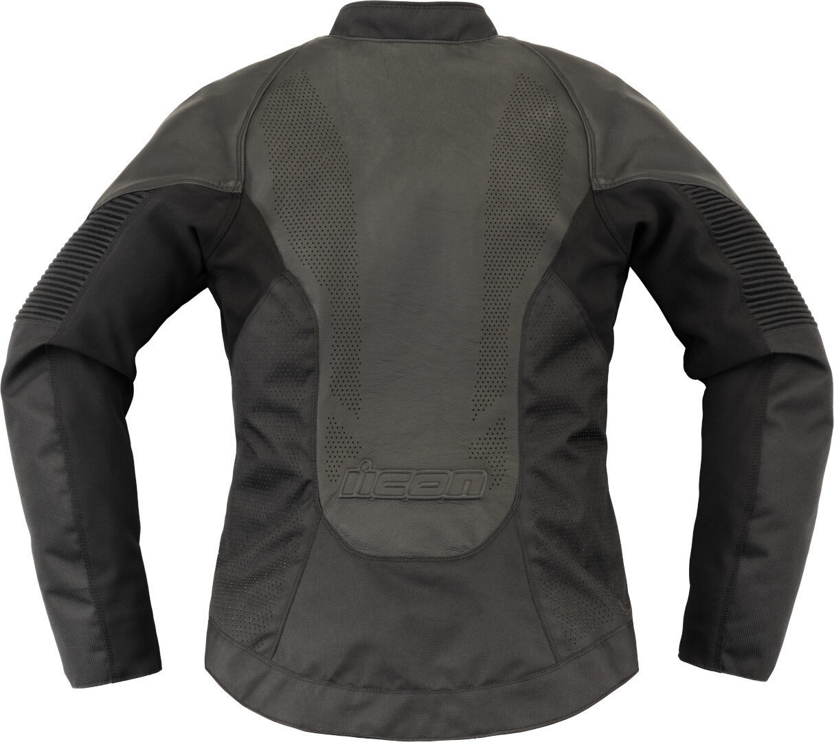 Icon Overlord3 perforé dames moto en cuir/veste textile XL Figure 2