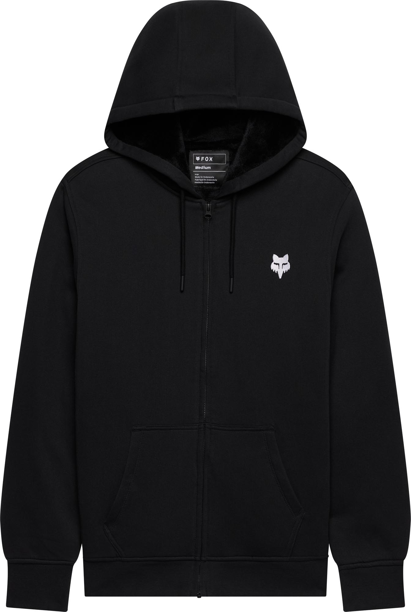 FOX Head Sasquatch Fleece Zip Hættetrøje Sort XL Figur 1