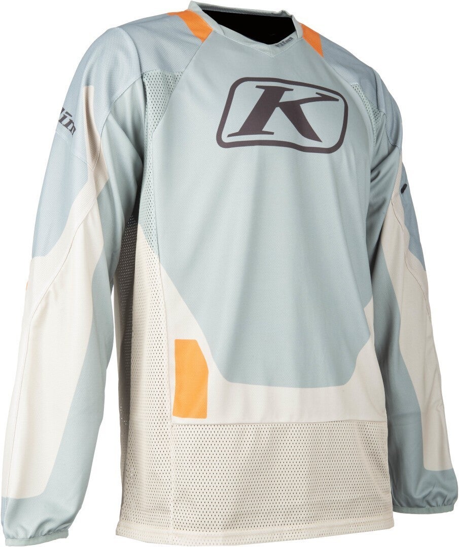 Klim Dakar 2025 Motocross Jersey grau/mint/orange 3XL Abbildung 3