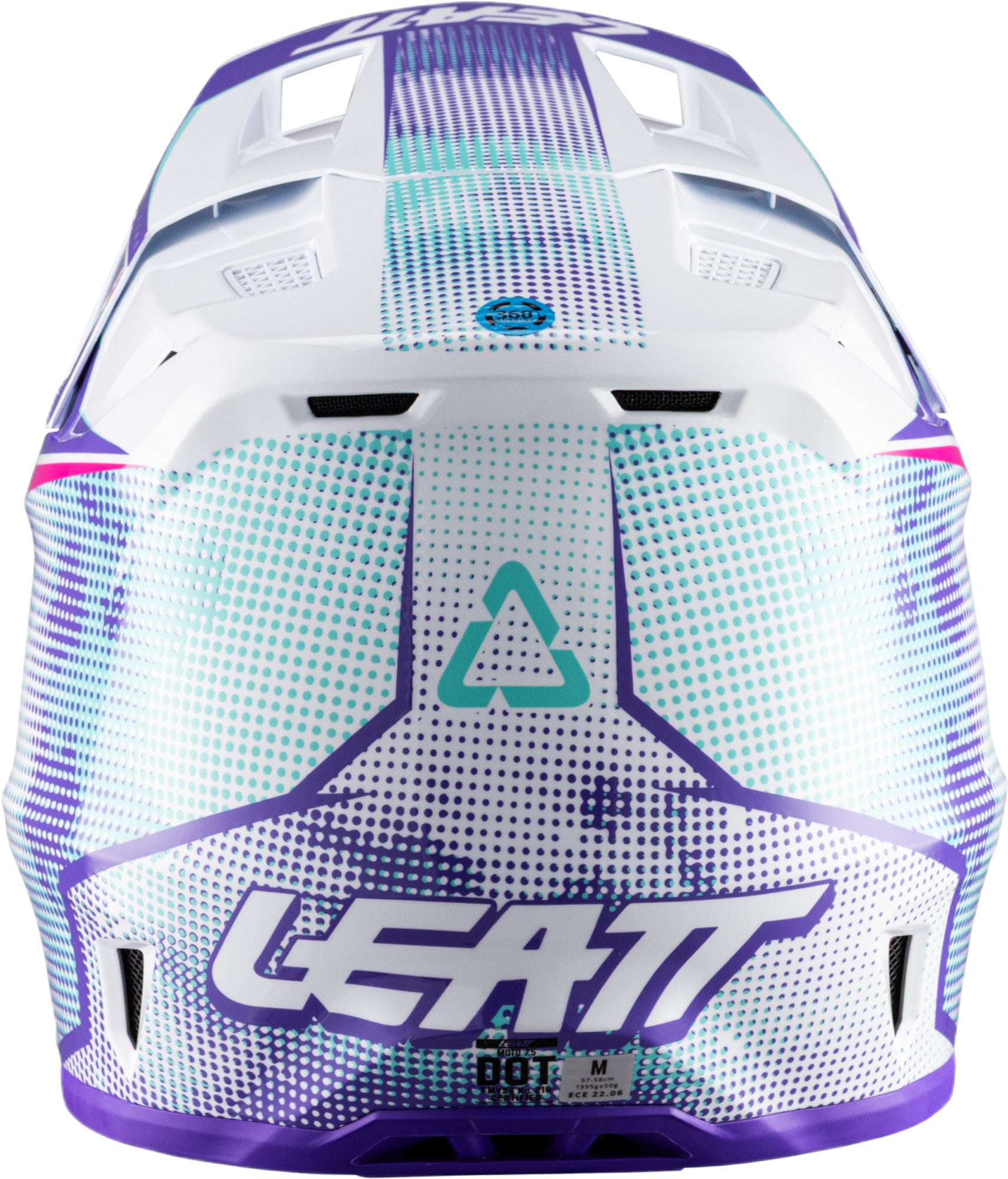 Leatt 7.5 V26 Motorcrosshelm met bril wit/roze/paars M (57/58) Figuur 4
