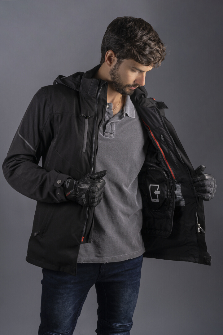 LS2 Rambla Evo wasserdichte Motorrad Textiljacke schwarz XL Abbildung 5