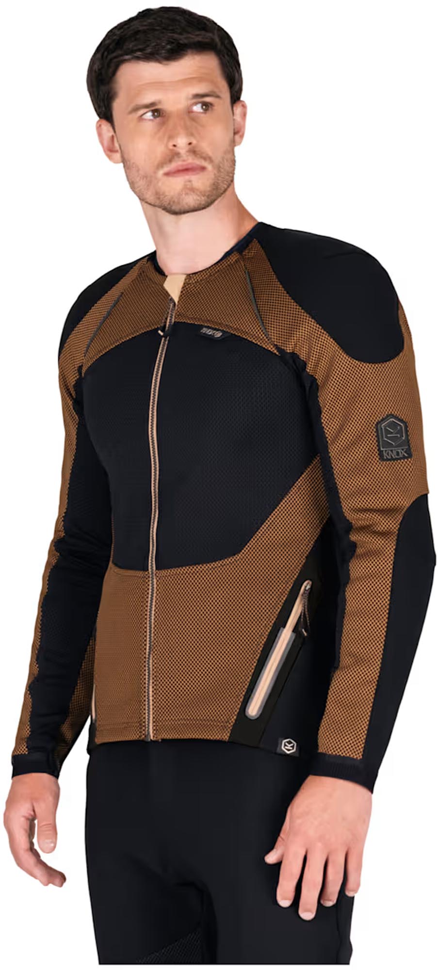 Knox Urbane Pro Move Motorcycle Textile Jacket brown XL Figure 2