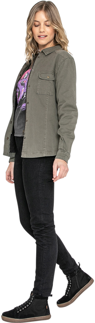 John Doe Motoshirt XTM Dámská košile olive M Obrázek 14