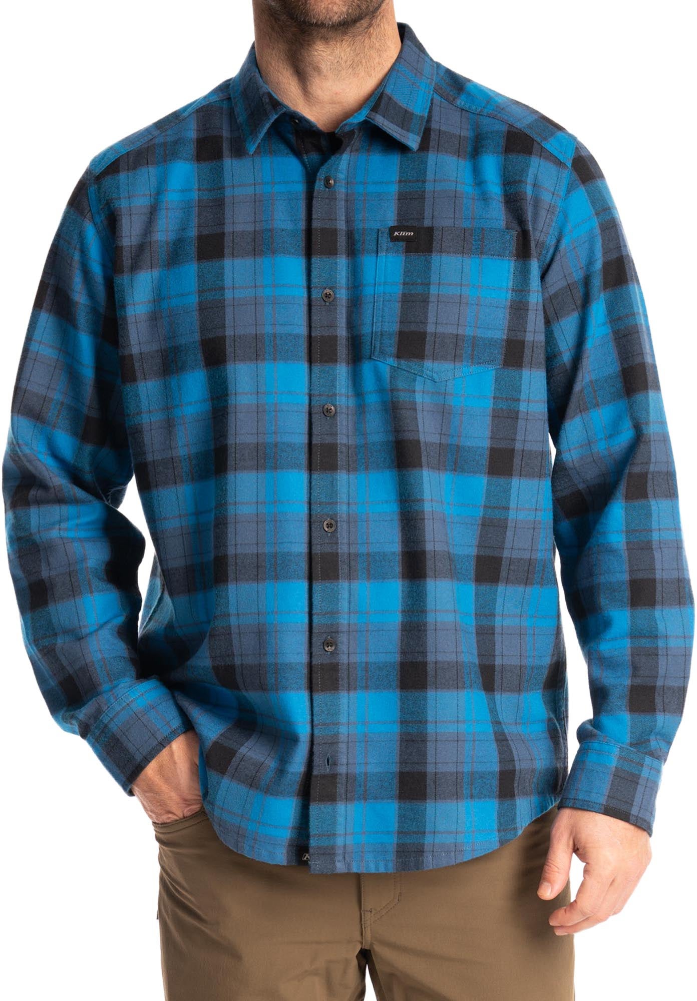 Klim Cottonwood Фланелевая рубашка синий 3XL Рисунок 1