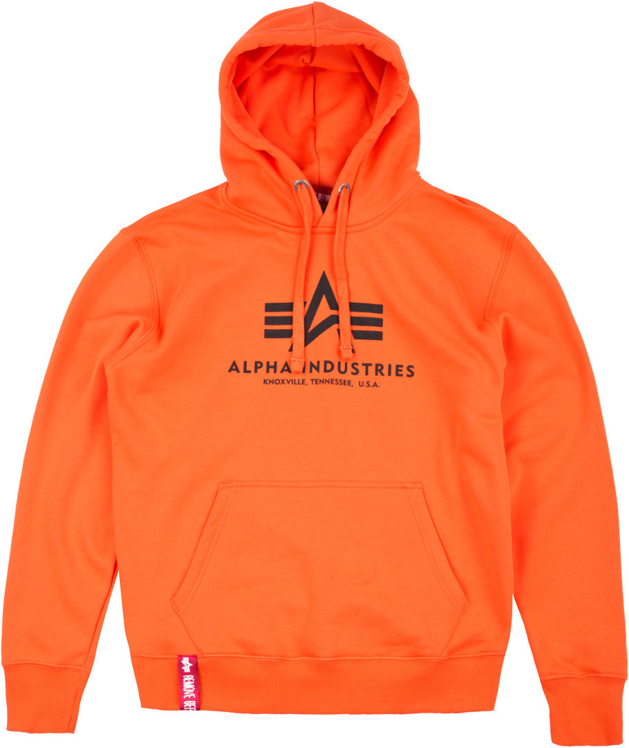 Alpha Industries Basic Hoodie orange 3XL Figure 1