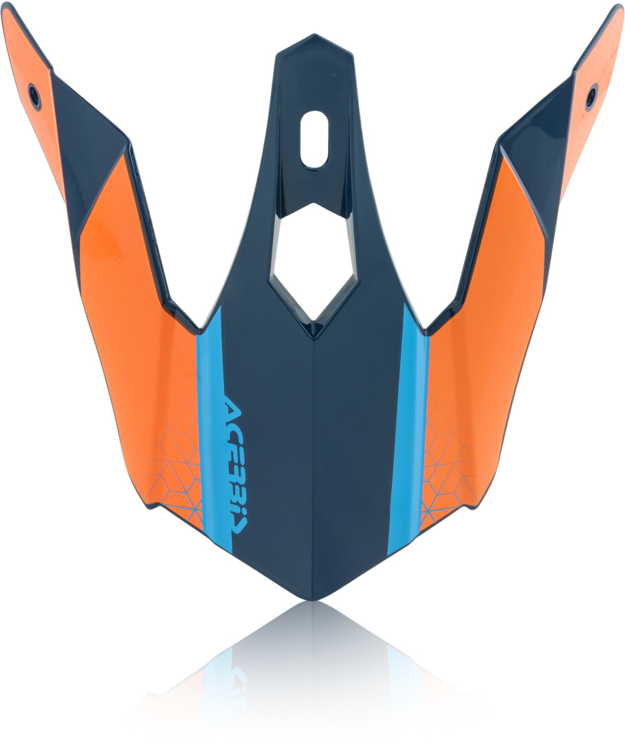 Acerbis Steel Kinder/Eclipse Vârful Casca gri/portocaliu Figura 8