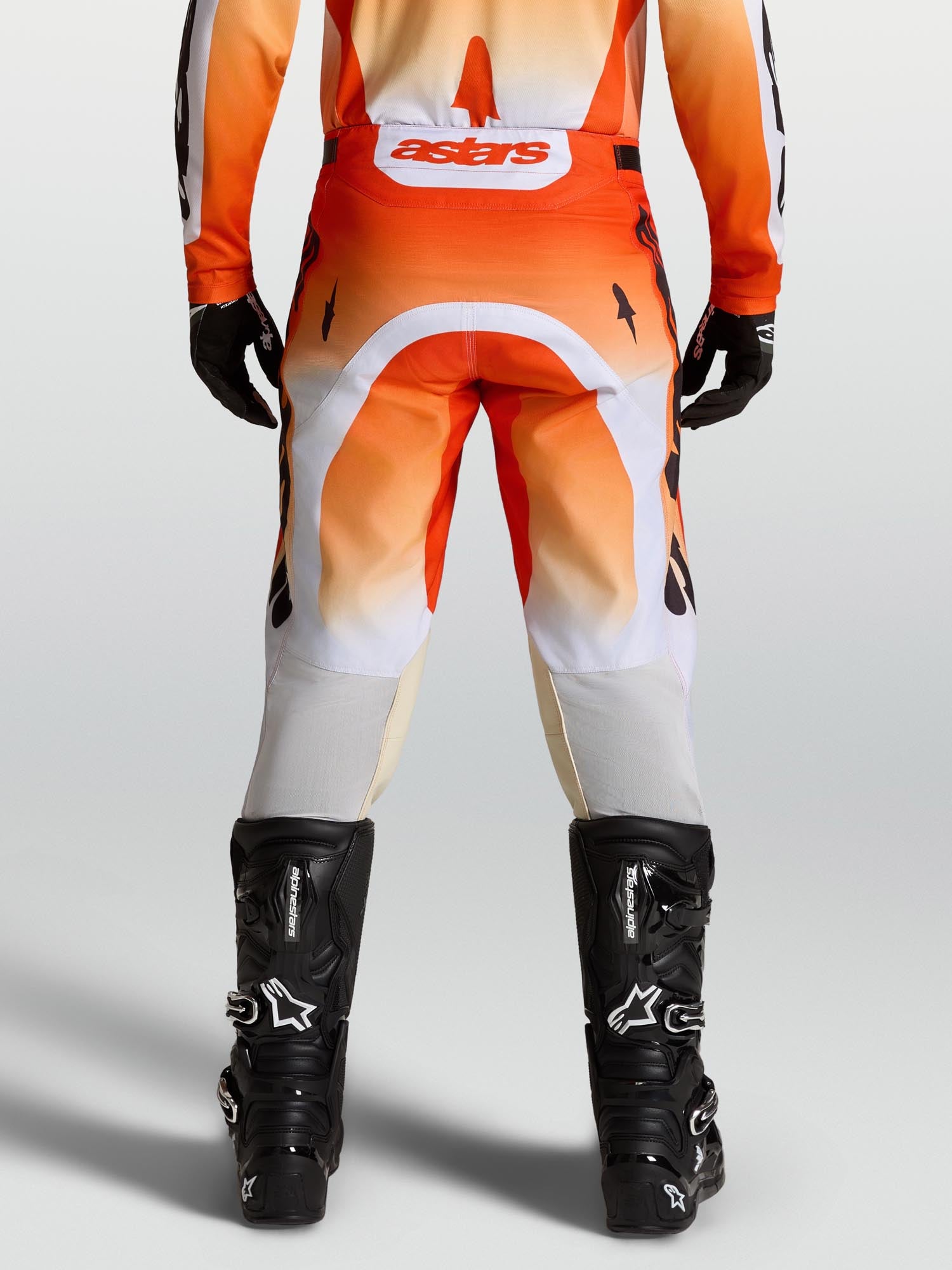 Alpinestars Racer Amber Motocross hlače narančasta/crna 30 Slika 11