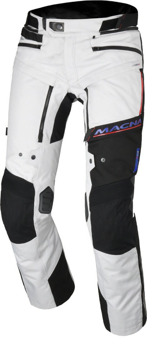 Macna Novac waterproof Motorcycle Textile Pants white/black/red M Figure 1