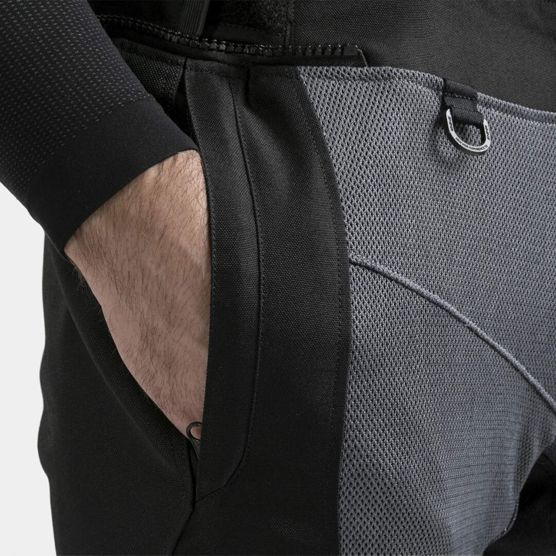 SHIMA Rush 2.0 Vented waterproof Motorcycle Textile Pants black/grey M Figure 4