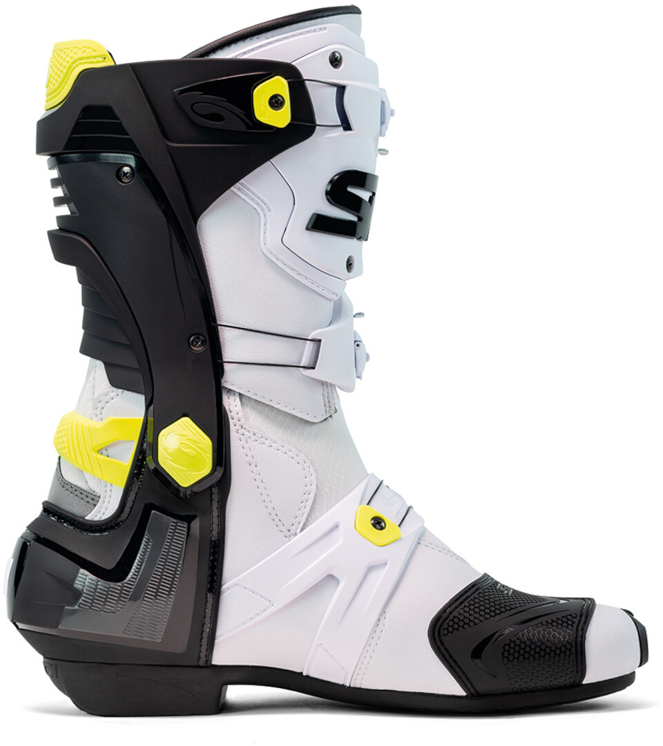 Sidi Rex Botas de moto blanco/negro/amarillo 41 Figura 4
