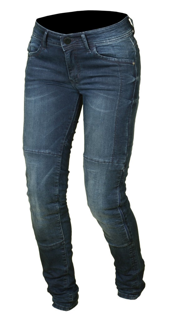 Macna Jenny Dame Motorcykel Jeans mørkeblå Short 30 Figur 1