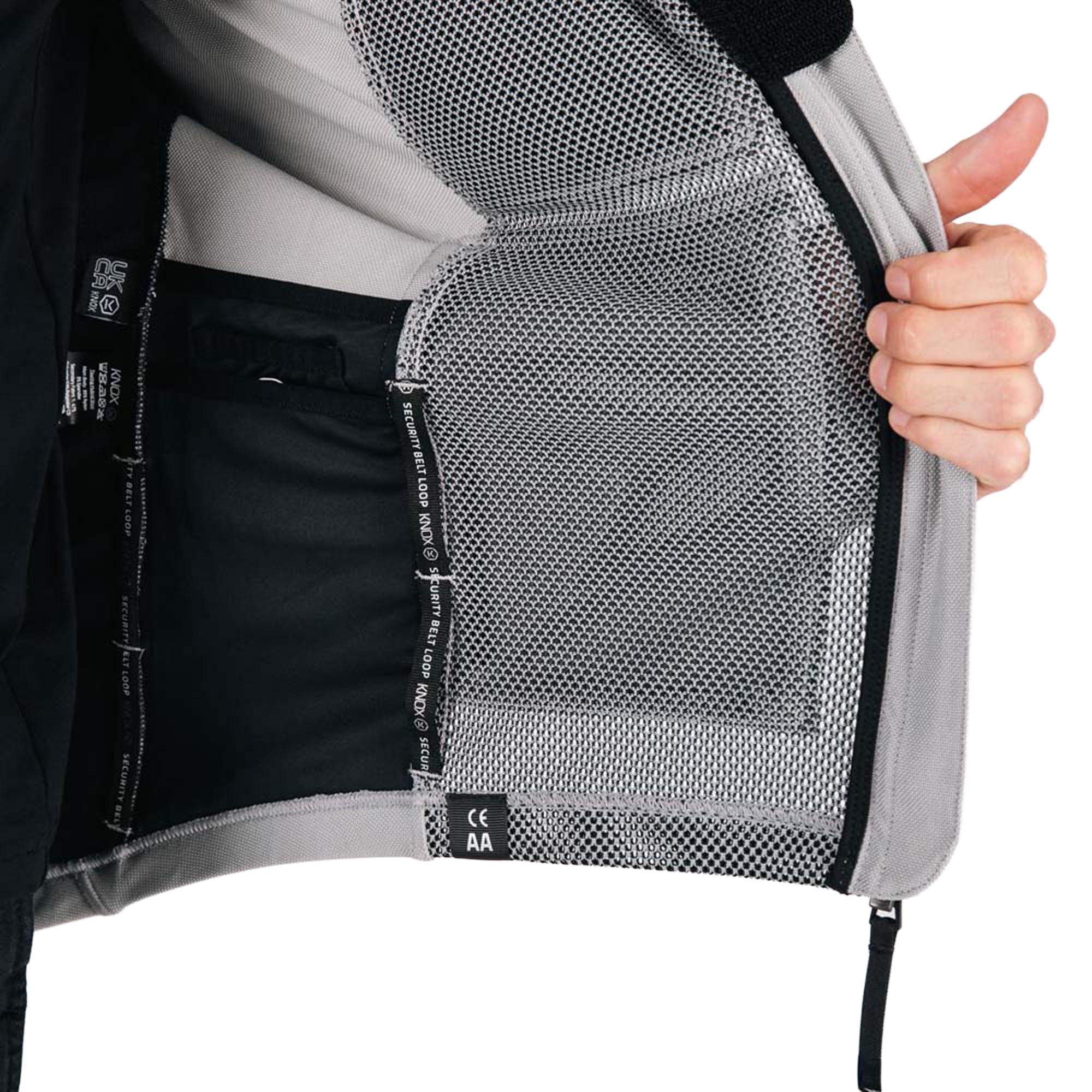 Knox Tor Veste protectrice de moto gris XL Figure 8