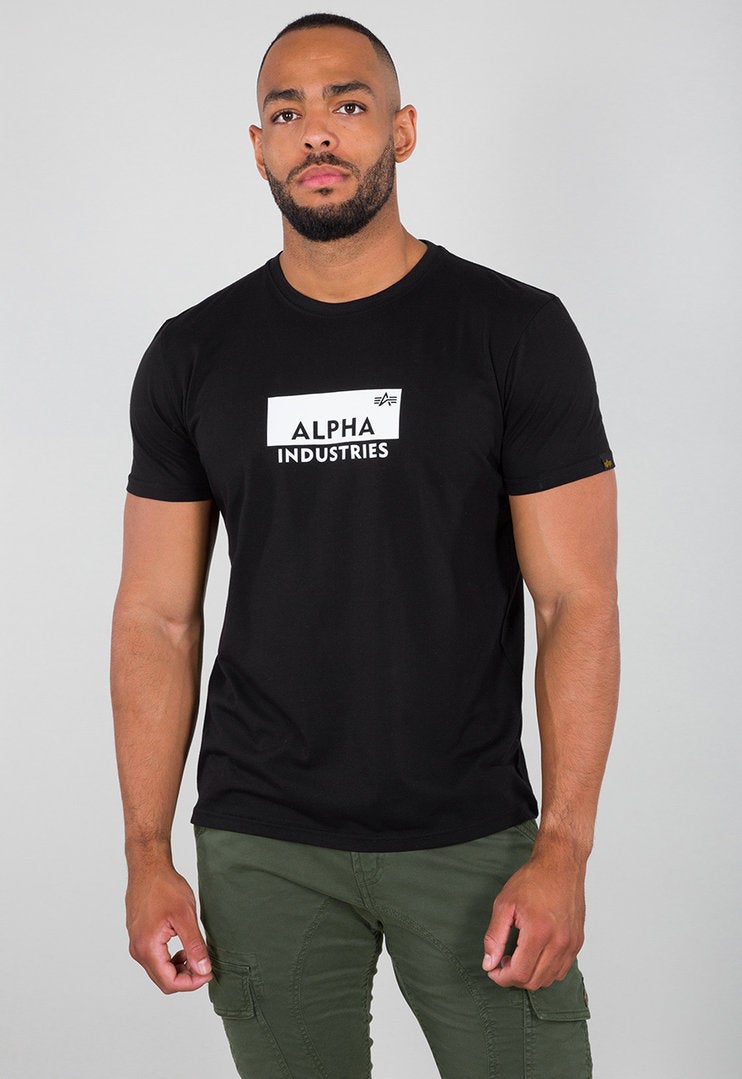 Alpha Industries Box Logo Maglietta nero S Figura 1