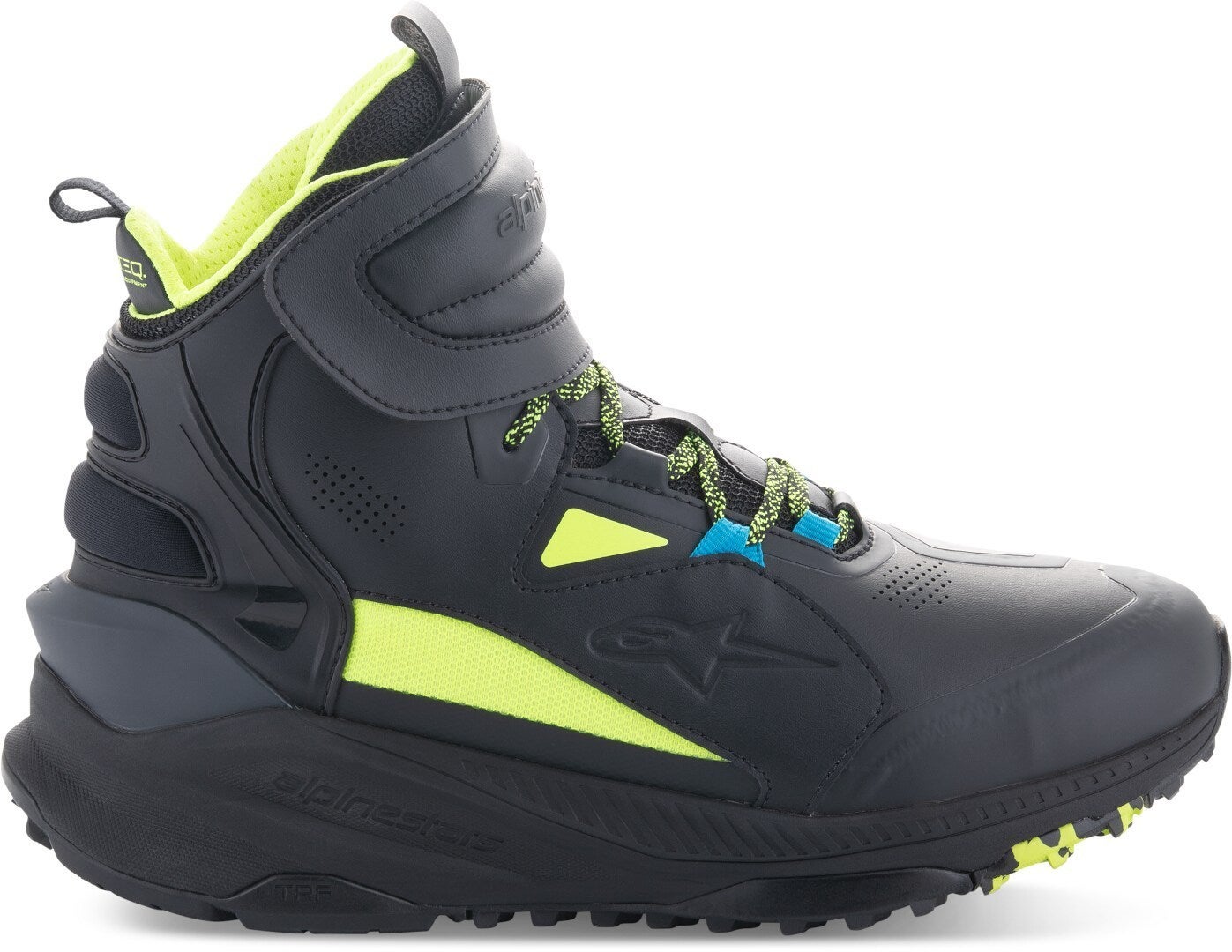 Alpinestars Speedstreet Motorcykel sko sort/neon-gul 5 Figur 1
