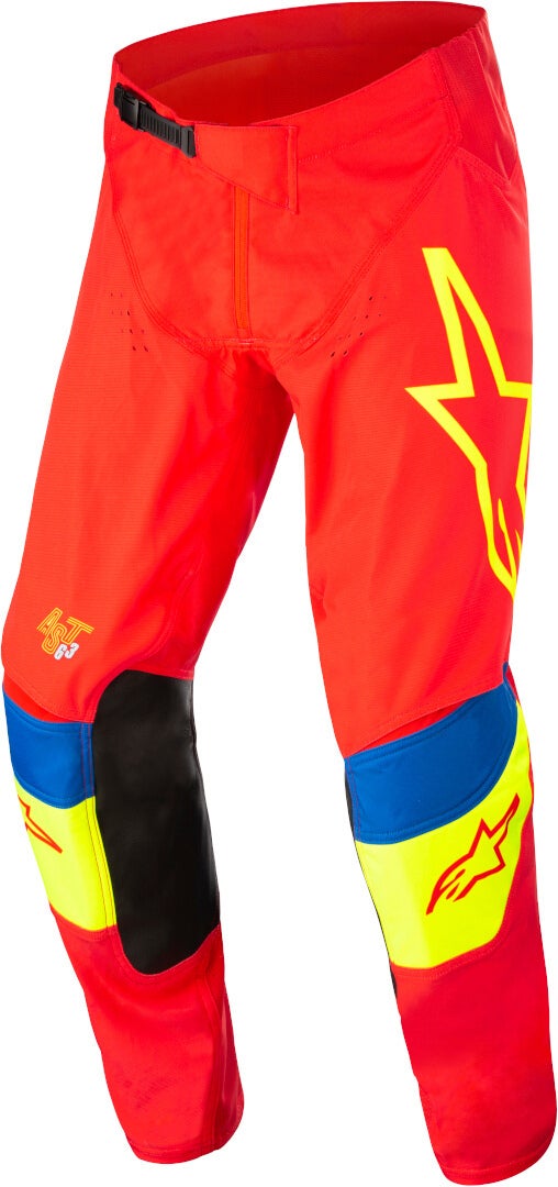 Alpinestars Techstar Quadro Motocross Hose rot/gelb 34 Abbildung 1