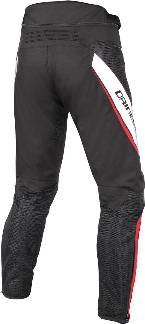 Dainese Drake Air D-Dry Motorcycle Textile Pants black/white/red 46 Figure 2