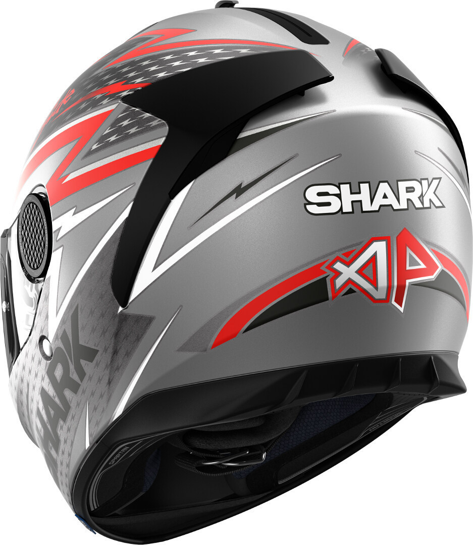 Shark Spartan Adrian Parassol Mat Helm anthrazit/rot M (57/58) Abbildung 3