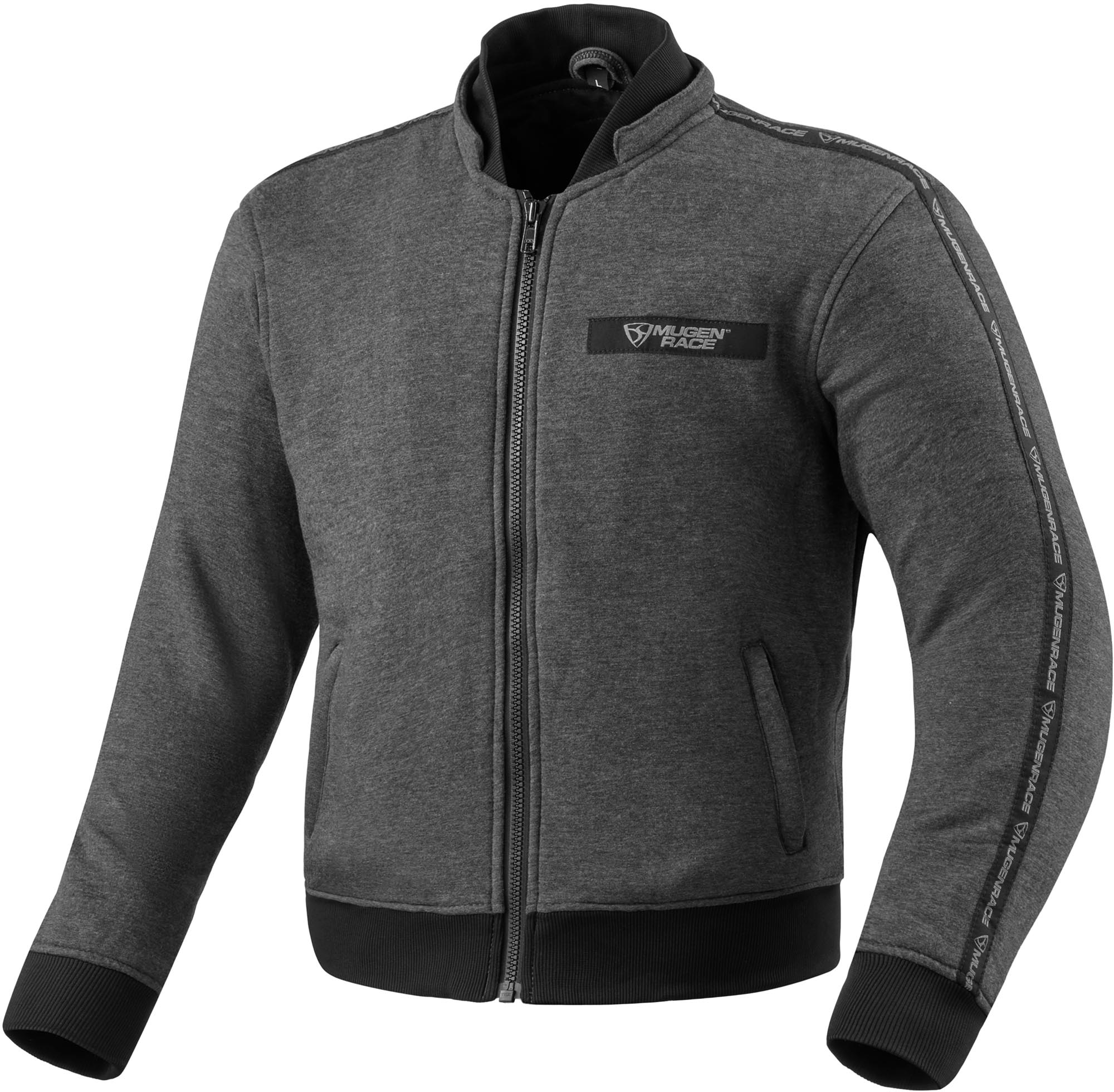 Side view of MUGENRACE Manyo Zip Hoodie