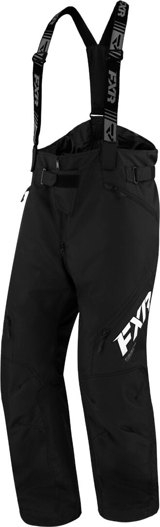 FXR Clutch FX 2023 Snowmobile Bib Calças preto/branco L Figura 1