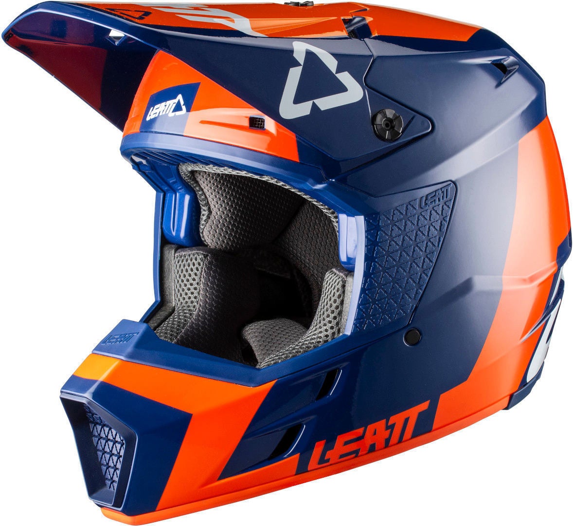 Leatt GPX 3.5 V20.2 Casco Motocross blu/arancione S (55/56) Figura 1