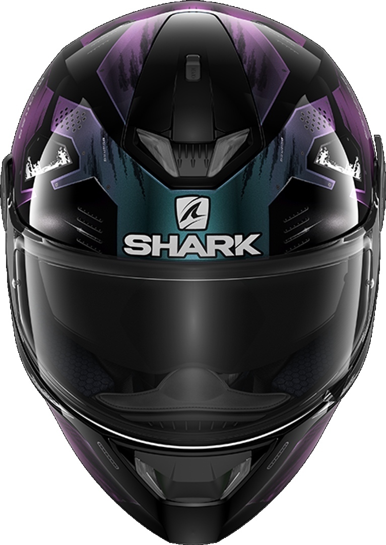 Shark Skwal 2.2 Venger Hjälm Svart/lila Man (57/58) Figur 2