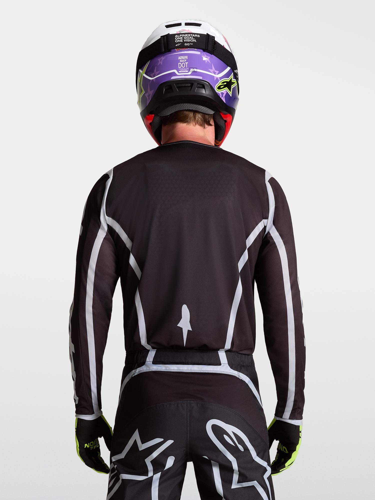 Alpinestars Fluid Apex V2 Motocrosstrøje Sort/sølv L Figur 11