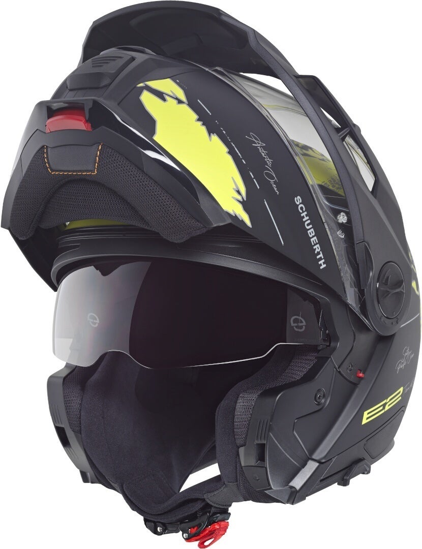 Schuberth E2 Atlas Adventure opklapbare helm Zwart/Geel XL (61) Figuur 3
