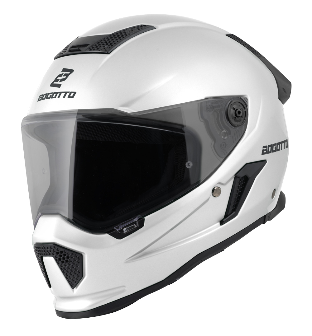 Bogotto Rapto Hjälm White Matt L Figur 18