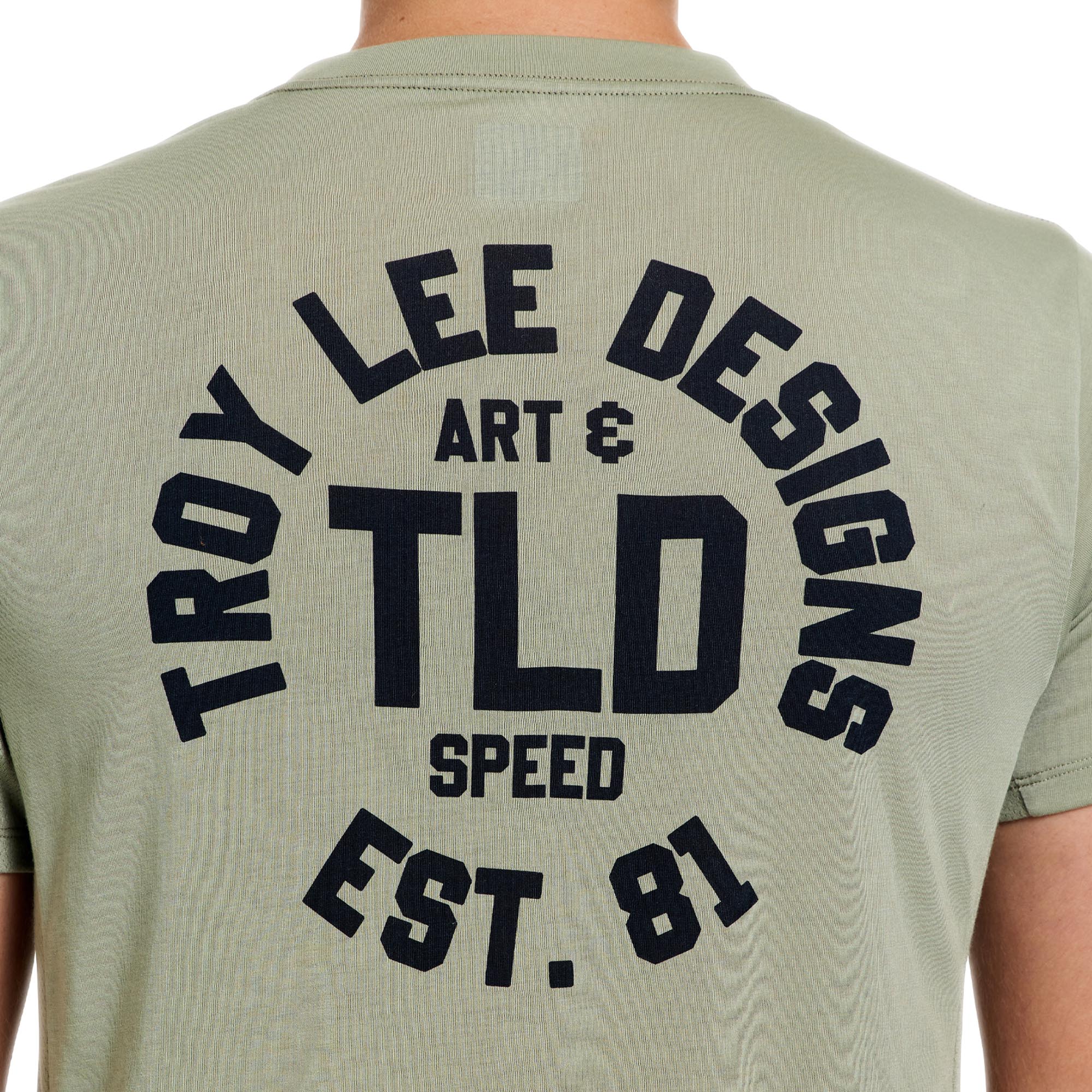 Troy Lee Designs Skyline Ride Stamps Short Sleeve Bicycle Jersey L Figure 8