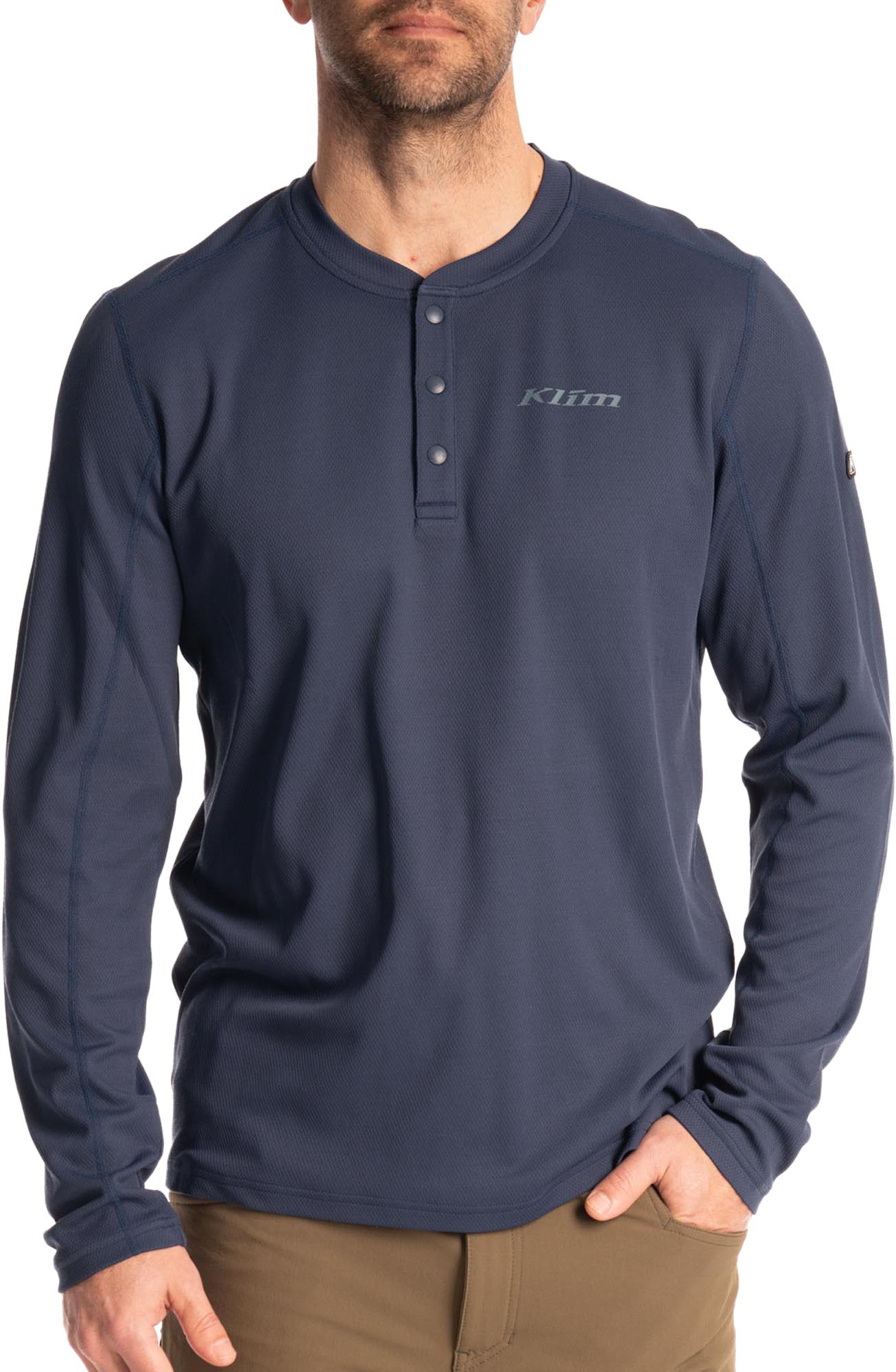 Klim Sidewinder Wool Camicia a maniche lunghe blu XL Figura 2