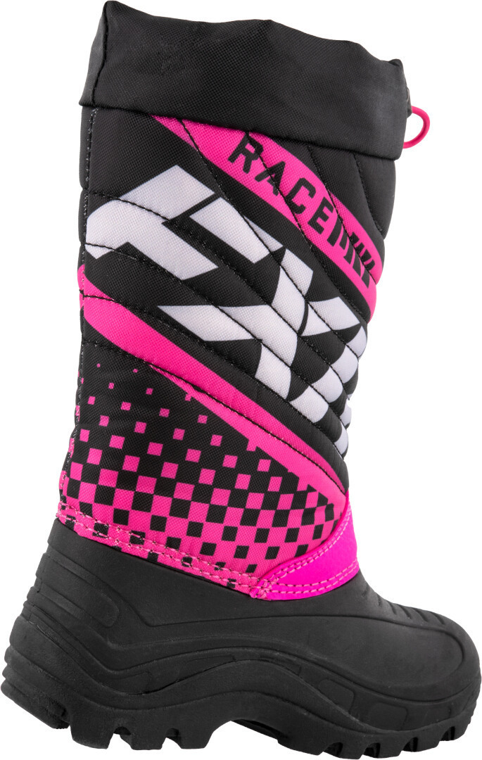 FXR Boost vandtætte ungdoms snescooterstøvler sort/pink 36/37 Figur 2